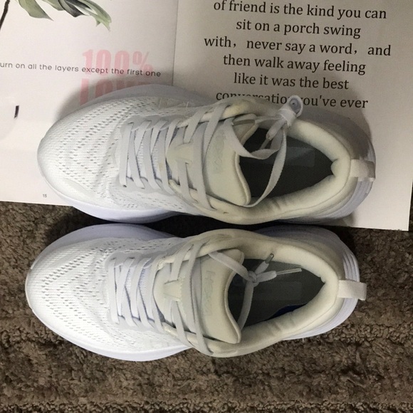 Hoka Shoes - Hoka One One Bondi 8 White Women’s Size 7.5